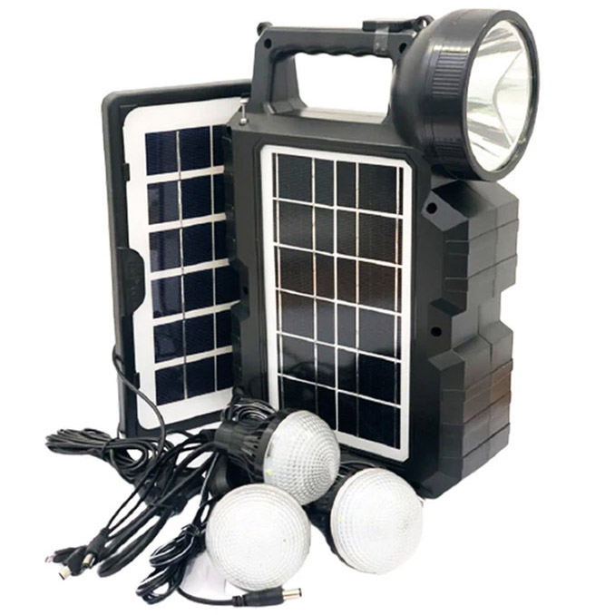 Ηλιακό Κιτ - Ισχυρός Ηλιακός Φακός 10W LED, Powerbank & Bluetooth Ηχείο Mp3 Fm Radio Sport Light CL-810